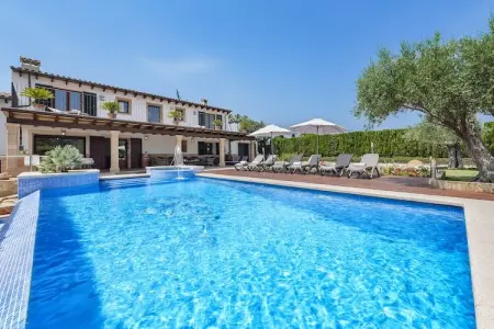 Morell Vell, villa 10 personnes avec piscine débordement à Pollença : photo 9