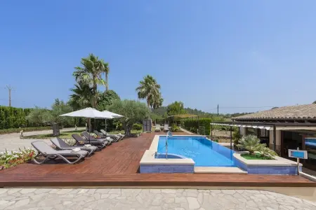 Morell Vell, villa 10 personnes avec piscine débordement à Pollença : photo 11