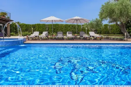 Morell Vell, villa 10 personnes avec piscine débordement à Pollença : photo 12