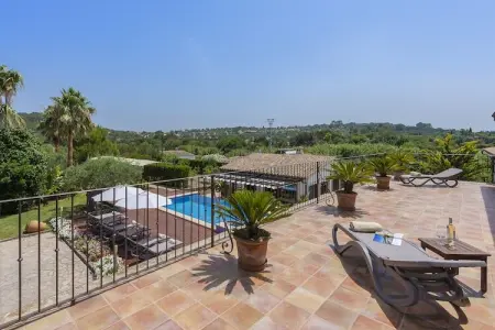 Morell Vell, villa 10 personnes avec piscine débordement à Pollença : photo 13