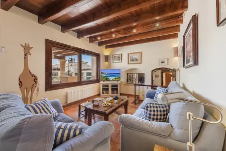 Morell Vell, villa 10 personnes avec piscine débordement à Pollença : photo 14