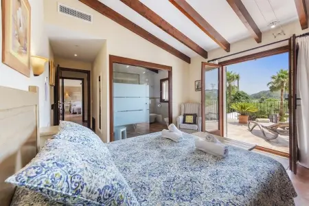 Morell Vell, villa 10 personnes avec piscine débordement à Pollença : photo 21