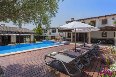 Morell Vell, villa 10 personnes avec piscine débordement à Pollença : photo 30