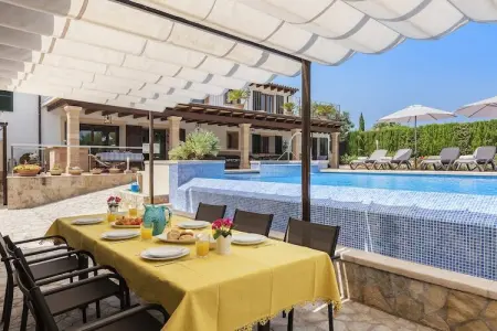 Morell Vell, villa 10 personnes avec piscine débordement à Pollença : photo 31