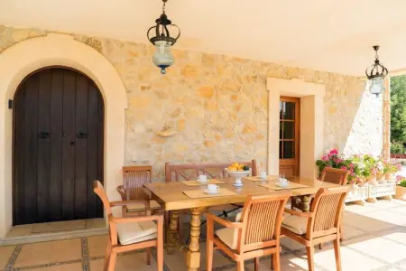 Villa en pierre avec piscine privée à Pollensa : photo 7