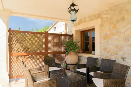 Villa en pierre avec piscine privée à Pollensa : photo 9