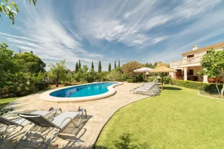 Villa en pierre avec piscine privée à Pollensa : photo 12