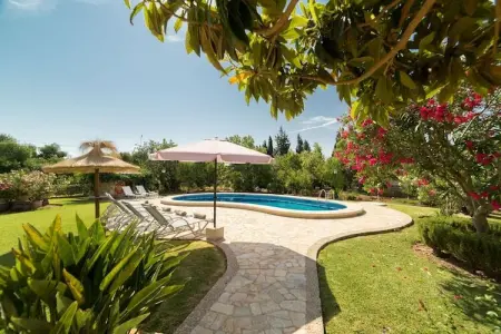 Villa en pierre avec piscine privée à Pollensa : photo 13