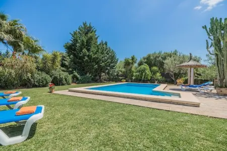 Villa Can Corretja - Piscine privée et jardins à Pollença : photo 9