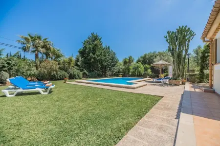 Villa Can Corretja - Piscine privée et jardins à Pollença : photo 11