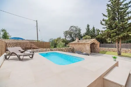 Villa Punxa Siquier : piscine privée à Pollença : photo 9