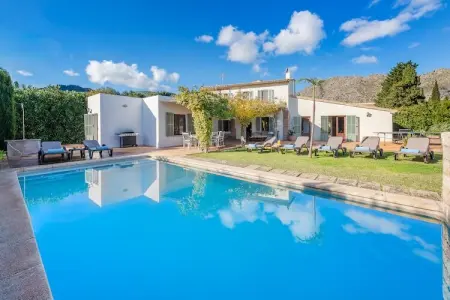 Villa MARONJA à Pollença : piscine privée, 8 pers. : photo 7