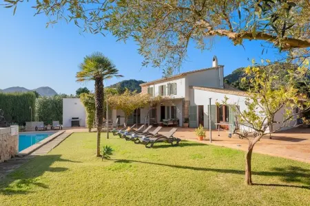 Villa MARONJA à Pollença : piscine privée, 8 pers. : photo 8
