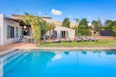 Villa MARONJA à Pollença : piscine privée, 8 pers. : photo 9