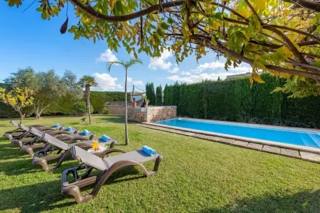 Villa MARONJA à Pollença : piscine privée, 8 pers. : photo 10