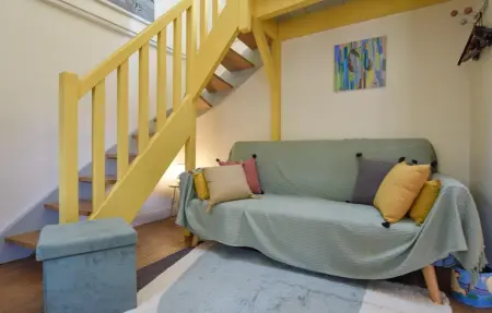 Duplex XVIIIᵉ siècle à Pont-l'Évêque, jardin 400m² : photo 3