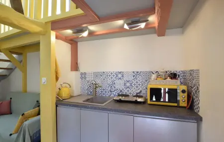 Duplex XVIIIᵉ siècle à Pont-l'Évêque, jardin 400m² : photo 7