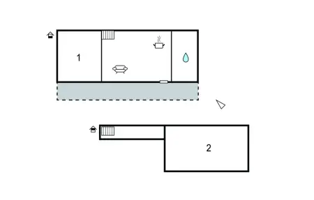 Duplex XVIIIᵉ siècle à Pont-l'Évêque, jardin 400m² : photo 24