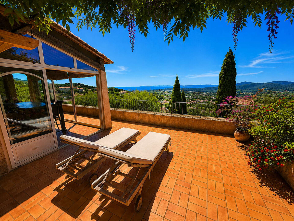 Maison vue mer Bormes-les-Mimosas, 7 pers, clim - Photo 12