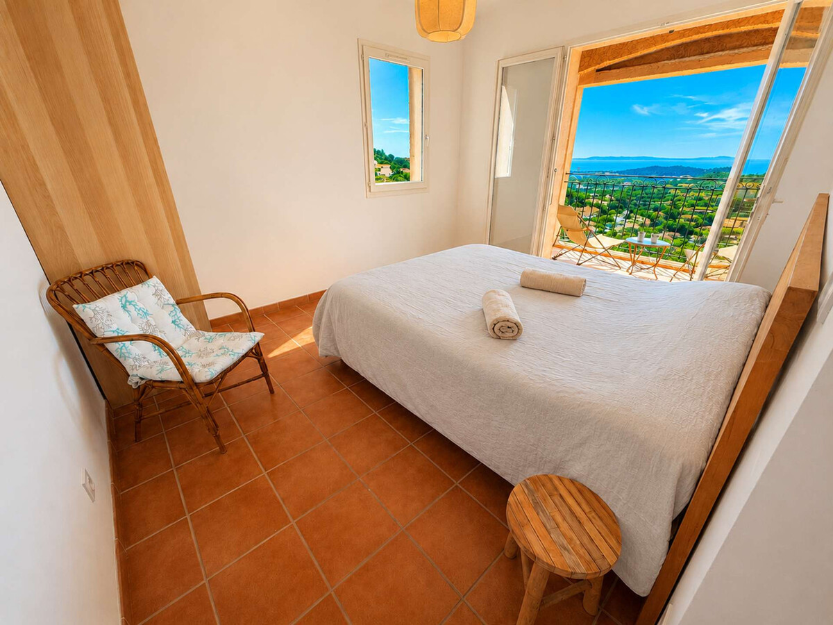 Maison vue mer Bormes-les-Mimosas, 7 pers, clim - Photo 14