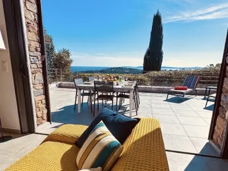 Villa climatisée vue mer - 6 pers., Villa 6 personnes à Bormes les Mimosas - Photo 5