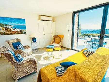 Villa climatisée vue mer - 6 pers., Villa 6 personnes à Bormes les Mimosas - Photo 9