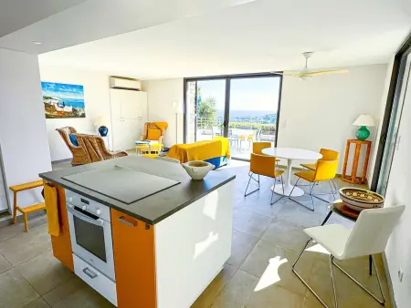Villa climatisée vue mer - 6 pers., Villa 6 personnes à Bormes les Mimosas - Photo 15