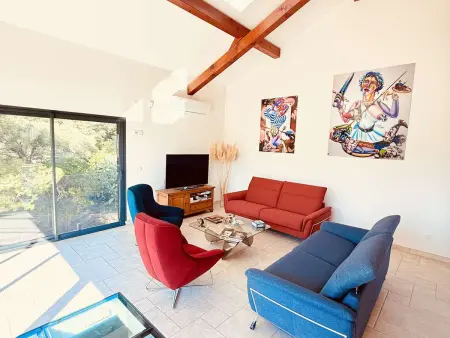 Haut de villa avec piscine et clim - 10 pers., Villa 10 personnes à Bormes les Mimosas - Photo 24