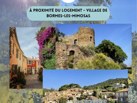 Haut de villa avec piscine et clim - 10 pers., Villa 10 personnes à Bormes les Mimosas - Photo 31