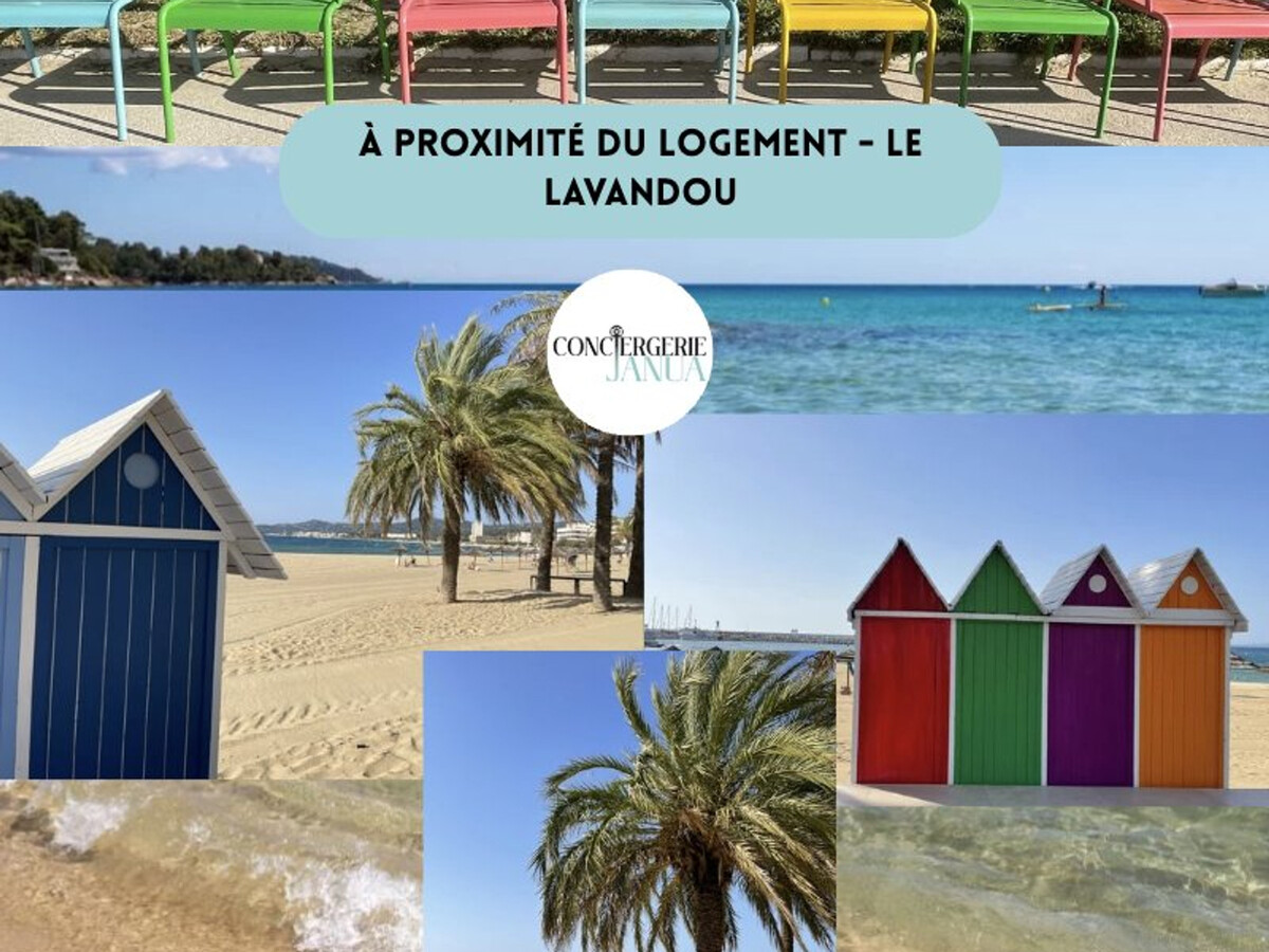 Appartement 4 pers. climatisé avec parking au Lavandou - Photo 17