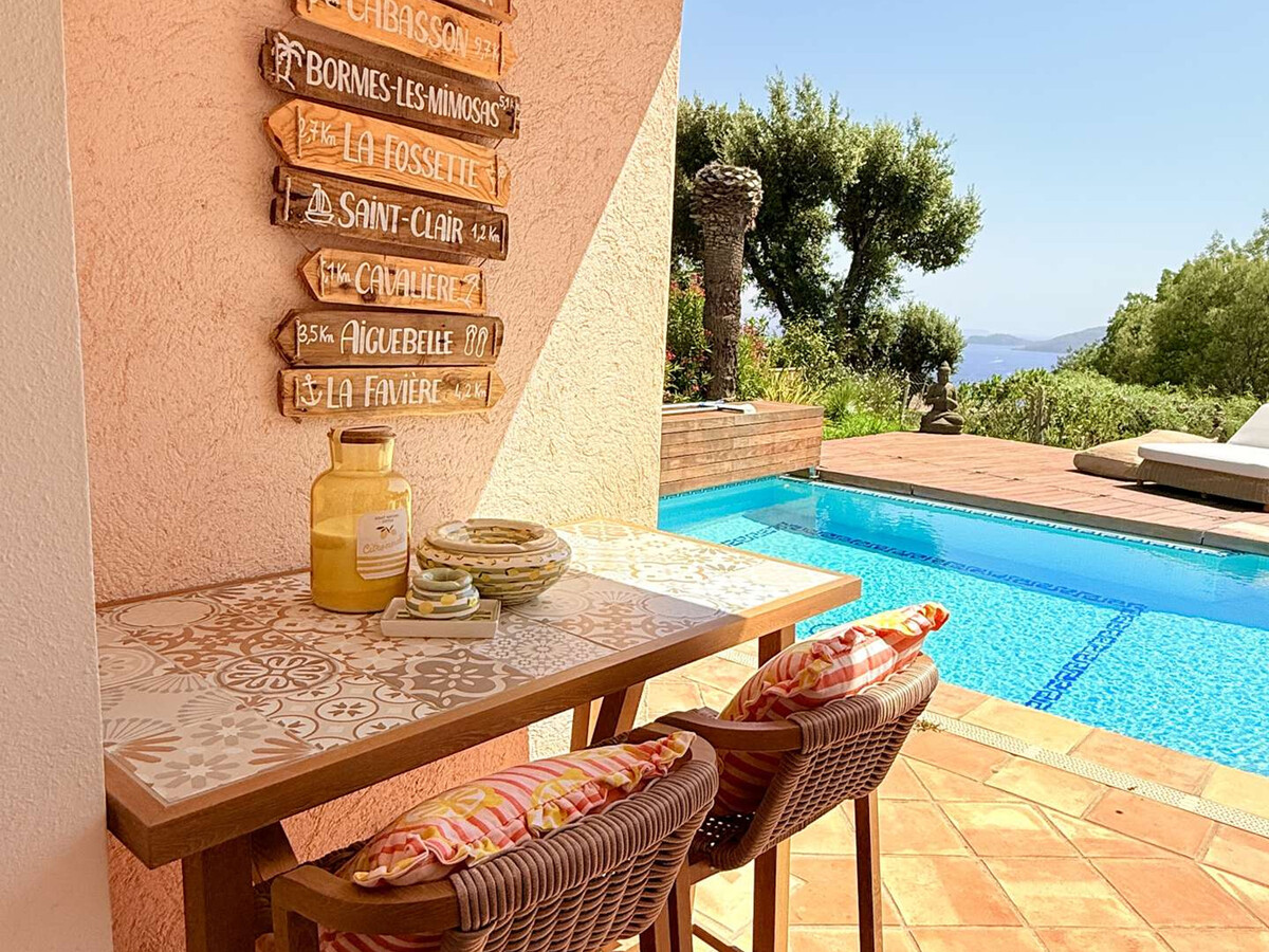 Villa 14 pers. avec piscine chauffée et vue mer - Photo 13