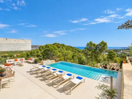 Villa moderne 4 niveaux, piscine 11m et vue montagne à Xàbia : photo 1