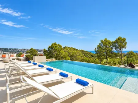 Villa moderne 4 niveaux, piscine 11m et vue montagne à Xàbia : photo 6
