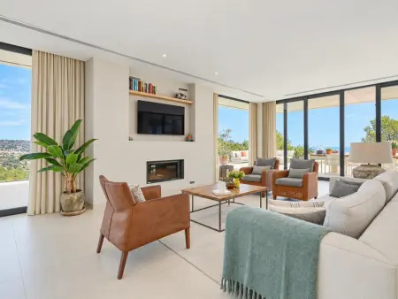 Villa moderne 4 niveaux, piscine 11m et vue montagne à Xàbia : photo 8