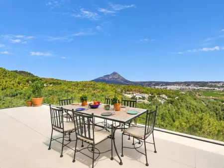 Villa moderne 4 niveaux, piscine 11m et vue montagne à Xàbia : photo 14