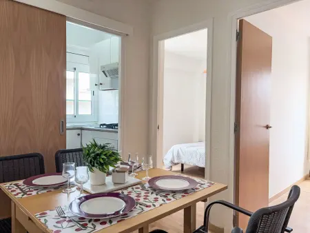 Appartement Xaloc à 160 m de la plage : photo 6