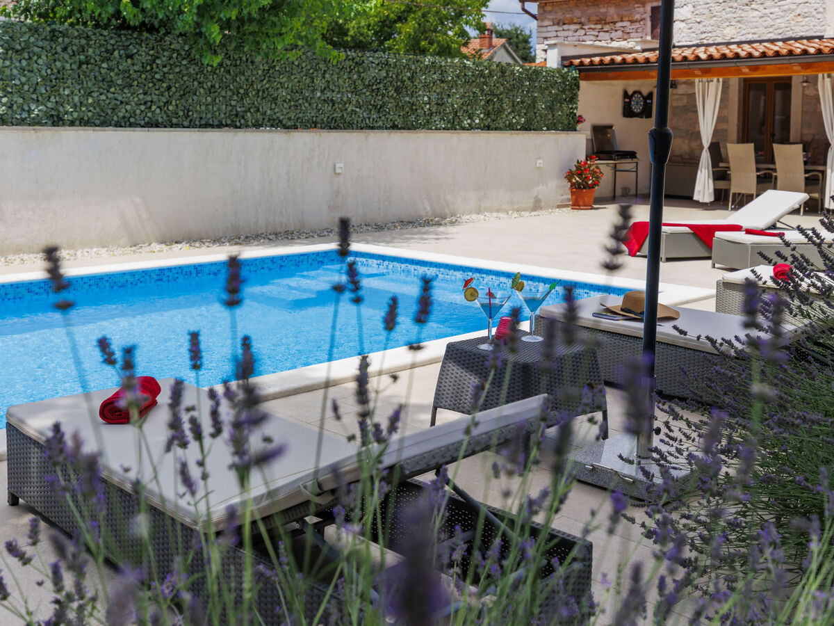 Maison Trošti : piscine privée et jardin à Barban - Photo 2