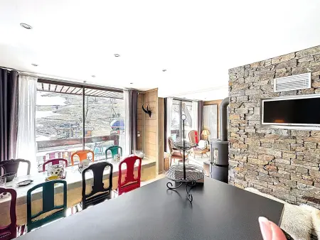 T4 100m² front de neige, 8 pers. – Le Corbier : photo 7