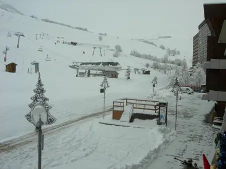 T4 100m² front de neige, 8 pers. – Le Corbier : photo 18