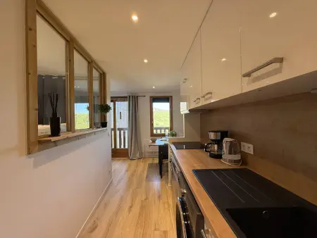 Studio rénové 26m² avec balcon, vue dégagée à Belle-Plagne : photo 4