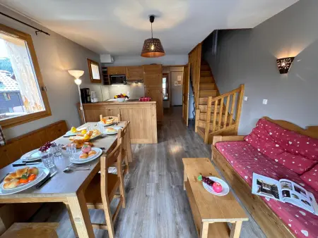 Location appartement à Vars, Appartement convivial près des pistes - 6 pers.