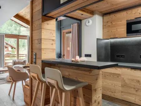 Appartement neuf Mottaret, 6 pers., poêle à bois : photo 2