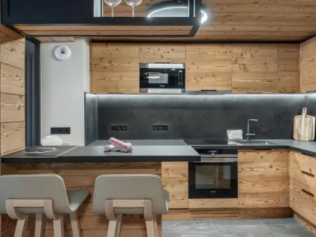 Appartement neuf Mottaret, 6 pers., poêle à bois : photo 5