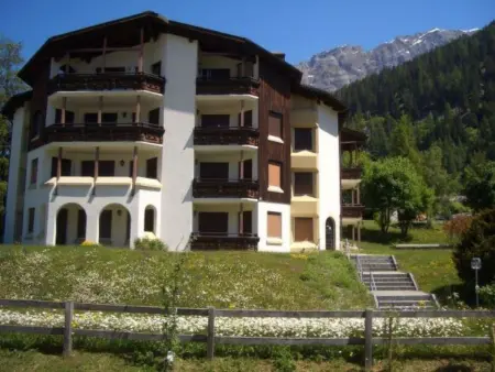 Location appartement à Savognin, Casa Surselva Whg Bilger Appartement/Fewo, Bad, WC, 2 Schlafräume