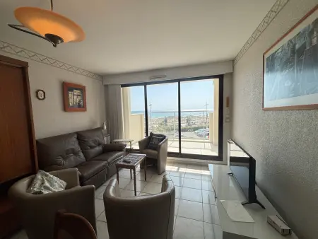 Appartement 4 pers. vue mer, balcon face plage aux Sables : photo 4