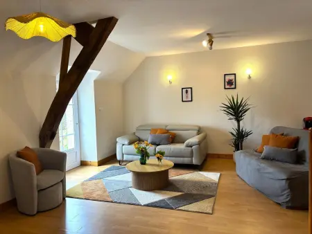 Gîte Les Prés Rêvés, 10 pers., bain nordique et étang privé : photo 11