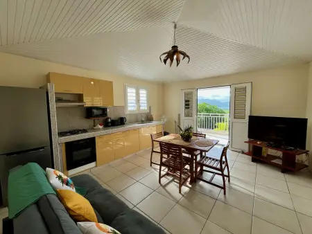 T2 vue mer à Sainte-Anne, terrasse privée : photo 3
