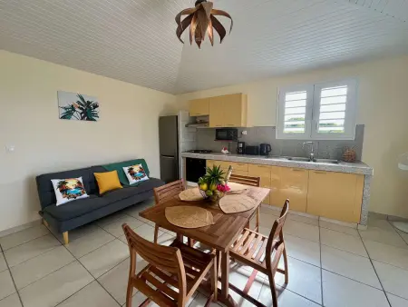 T2 vue mer à Sainte-Anne, terrasse privée : photo 5