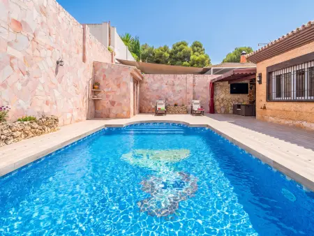 Location maison à Pizarra, Maison rurale avec piscine, clim et animaux - 6 pers.