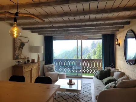 Location appartement à Pra Loup, Studio lumineux vue montagne - 4 pers.